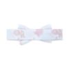 Picture of Little A Bunnies & Bows Ava Hydrangea Print Bow Headband - Bright White