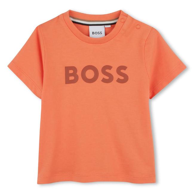 Picture of PRE-ORDER BOSS Toddler Boys Classic Logo T-shirt - Orange