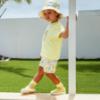 Picture of PRE ORDER Mitch & Son Lemon Doodles Giancarlo Doodle Print Swim Shorts - Bright White 