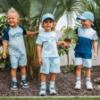 Picture of Mitch & Son Beyond Blue Felix Poly Logo Soft Set - Sky Blue 