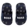 Picture of BOSS Boys Logo Sandals - Navy Blue