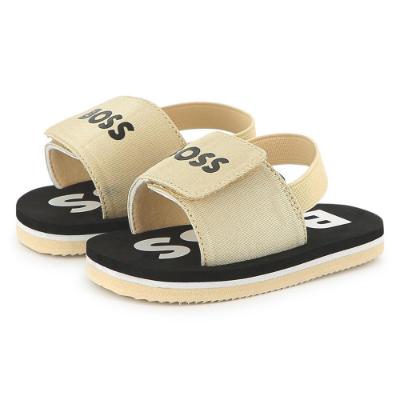 Picture of BOSS Boys Logo Sandals - Beige