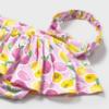 Picture of Mayoral Girls Summer Top Skirted Pants & Headband Set X 3 - Pink Lemon