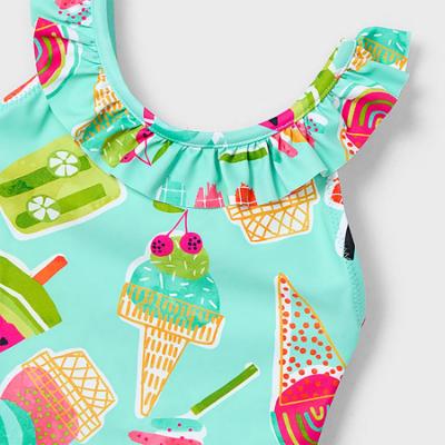 Picture of Mayoral Girls Summer Icecream Swimsuit - Aqua Blue