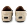 Picture of BOSS Boys Slip On Leather Logo Moccasin - Beige