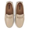 Picture of BOSS Boys Slip On Leather Logo Moccasin - Beige