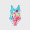 Picture of Mayoral Girls Summer Flamingo Swimsuit - Agata Blue 