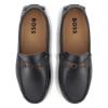 Picture of BOSS Boys Slip On Leather Logo Moccasin - Navy