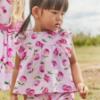 Picture of Mayoral Girls Summer Cherries Print Jampant Set X 2 -  Malva Pink