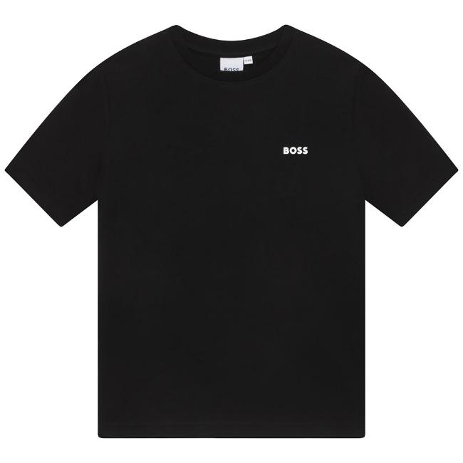 Picture of BOSS Boys Small Logo T-shirt - Black