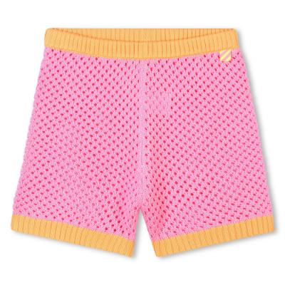 Picture of PRE-ORDER Billieblush Girls Crochet Knit Beach Shorts - Pink