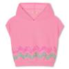 Picture of PRE-ORDER Billieblush Girls Sequinned Towelling Hooded Top - Pink