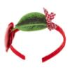 Picture of PRE ORDER Daga Girls Fluffy Cherries Headband - Red Green