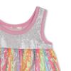 Picture of Billieblush Girls Sequin Layered Party Dress - Pink