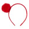 Picture of PRE ORDER Daga Girls Fluffy Cherries PomPom Headband - Red