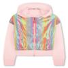 Picture of Billieblush Girls Rainbow Sequin Jersey Hoodie - Pink