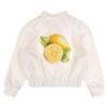 Picture of PRE ORDER Daga Girls Sunny Lemons Sequin Applique Bomber Jacket - Ivory Yellow