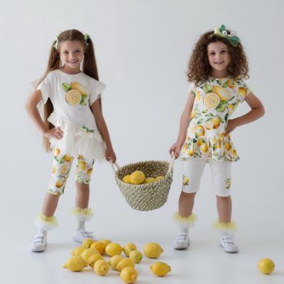 Picture of Daga Girls Sunny Lemons Hair Clips X 2 - Yellow Green