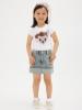 Picture of Monnalisa Girls Bambi Diamante T-shirt - White