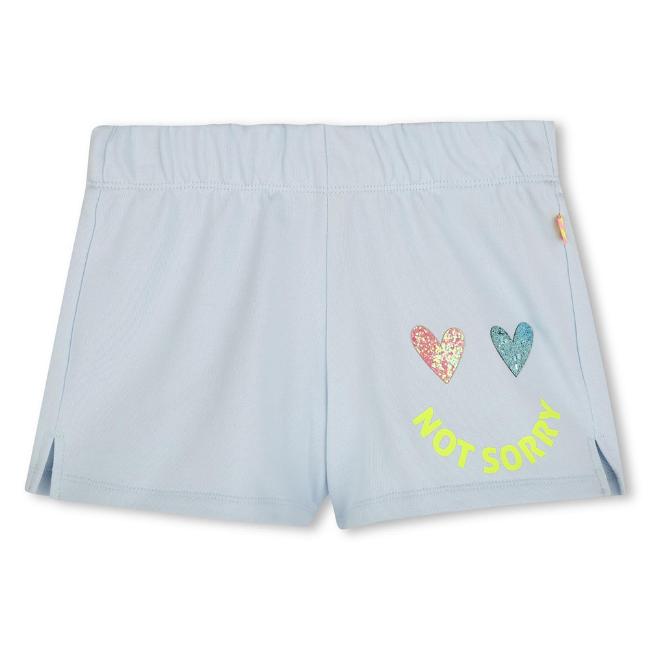 Picture of  Billieblush Girls Glitter Heart Shorts - Blue