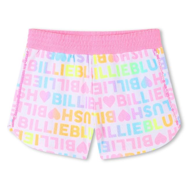 Picture of PRE-ORDER Billieblush Girls Logo Towelling Shorts - Pink