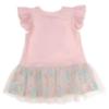 Picture of PRE ORDER Daga Girls Unicorns Applique Drop Waist Dress - Pink Blue