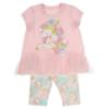 Picture of PRE ORDER Daga Girls Unicorns Tunic & Print Legging Set X 2 - Pink Blue