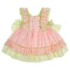 Picture of Miranda Baby Girls Ruffle Dress & Panties Set X 2 - Neon Pink Green