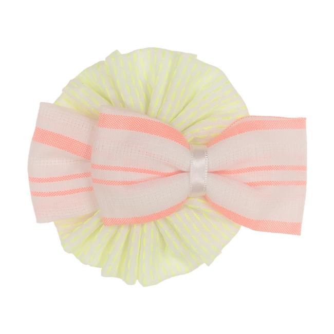 Picture of Miranda Girls Neon Stripe Hair Accessory - Neon Pink Green