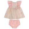 Picture of Miranda Baby Girls  Gingham & Floral Dress & Panties Set X 2 - Pink