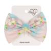 Picture of PRE ORDER Daga Girls Unicorns Large Bow Hair Clip - Pink Blue 