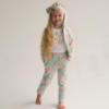 Picture of PRE ORDER Daga Girls Unicorns AOP Print Hooded Bomber Jacket - Pink Blue