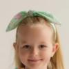 Picture of Daga Girls More Sugar Soft Know Bow Headband - Green Fucsia