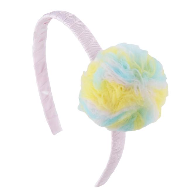 Picture of PRE ORDER Daga Girls Unicorns PomPom Headband - Pink Blue