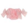 Picture of Ela Confeccion Girls Stella Dress Panties Soft Headband Set X 3 - Pink White