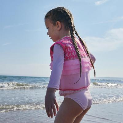 Picture of Caramelo Kids Girls Safety Float Vest With tulle Layering - Fuschia Pink