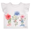 Picture of PRE ORDER Daga Girls Flowers Applique Top & Tulle Skort Set X 2 - White Pink Blue 