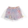 Picture of PRE ORDER Daga Girls Flowers Applique Top & Tulle Skort Set X 2 - White Pink Blue 