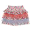 Picture of PRE ORDER Daga Girls Flowers Applique Top & Ruffle Skirt Set X 2 - White Pink Blue 