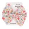 Picture of PRE ORDER Daga Girls Flowers Large Bow Hair Clip - White Pink Blue