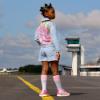 Picture of PRE-ORDER Billieblush Girls Sunshine T-shirt & Denim Shorts Set - Pink