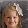 Picture of PRE ORDER Daga Girls Spanish Laces Large Bow Hairclip - Ivory 