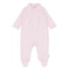 Picture of Blues Baby Girls Front Opening Lace Trim Jersey Babygrow - Pink