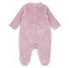 Picture of Blues Baby Girls Velour Teddy Bear Sleeper - Rose Pink