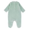 Picture of Blues Baby Unisex Velour Teddy Bear Sleeper - Green