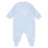 Picture of Blues Baby Boys Velour Teddy Bear Sleeper - Pale Blue