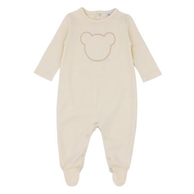 Picture of Blues Baby Cotton Jersey Teddy Bear All In One - Caramel Beige