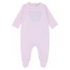 Picture of Blues Baby Cotton Jersey Teddy Bear All In One - Baby Pink