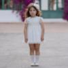 Picture of Miranda  Girls Tulle & Lace Occasion Dress - Ivory 