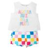 Picture of PRE-ORDER Agatha Ruiz De La Prada Narciso Square Shorts Set - White